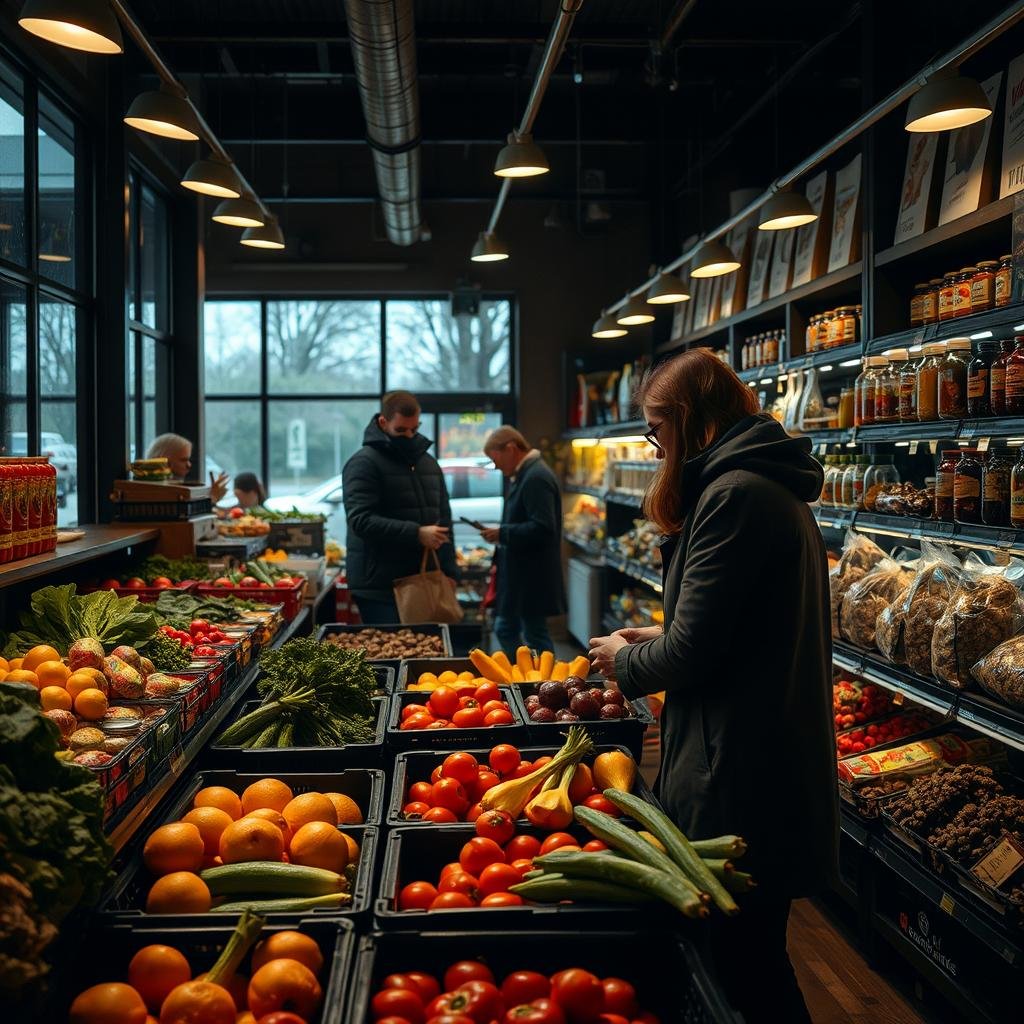 seasonal grocery shopping